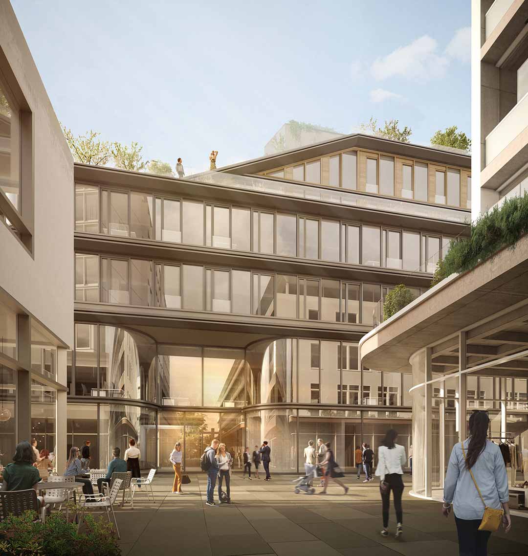 Oliv Architekten Koenigstrasse Theaterpassage