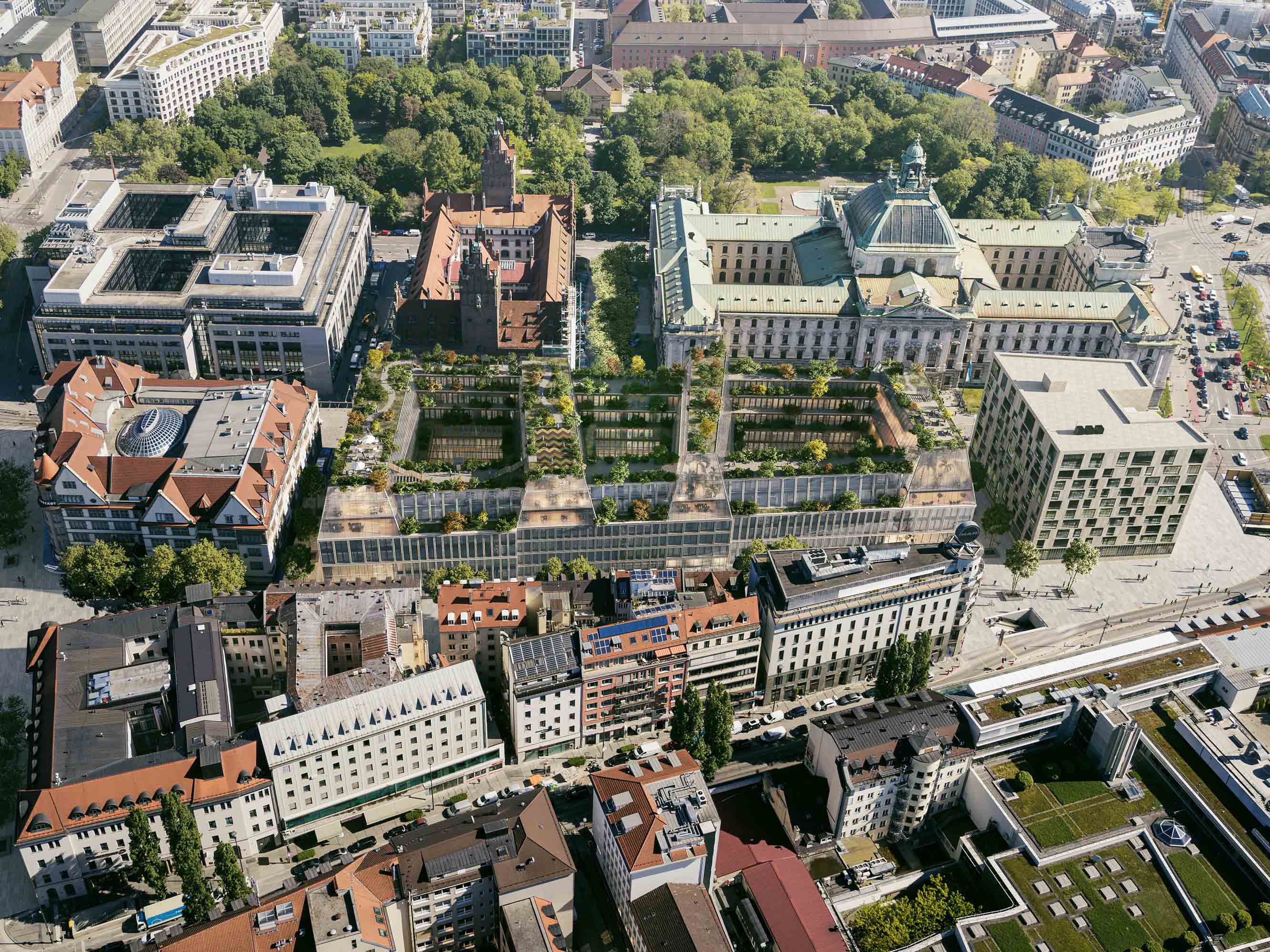 Oliv Architekten Schuetzenstrasse Vogelperspektive